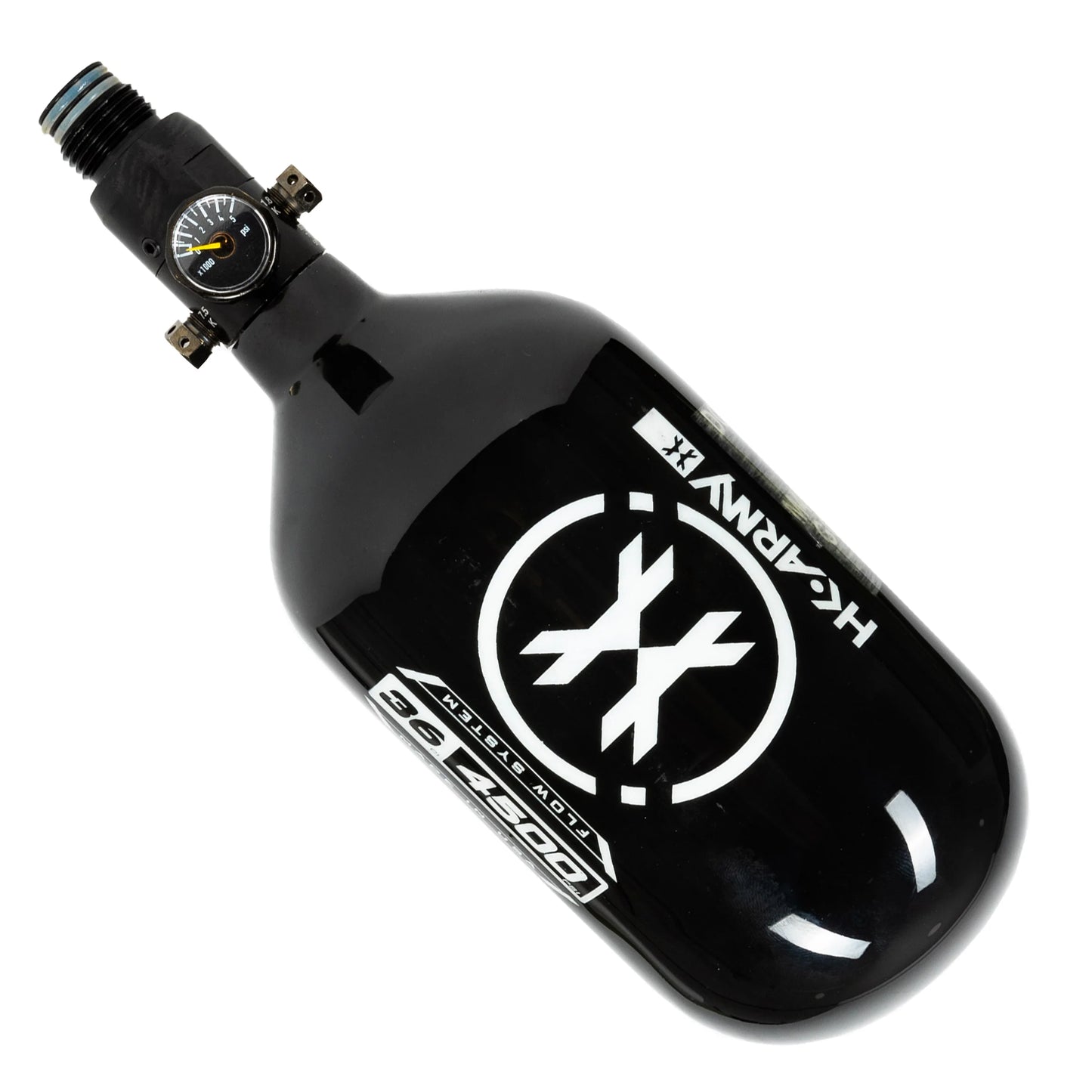 36CI / 4500PSI EXTRA LITE CARBON FIBER TANK - STANDARD REG - BLACK