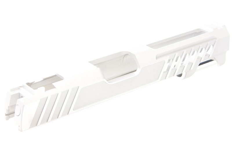 Gunsmith Bros Desigh Super Light Single Slide For Tokyo Marui Hi Capa GBB Series Silver - 2 Tone