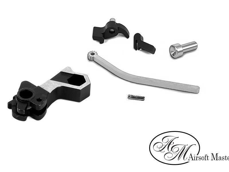 Airsoft Masterpiece Stainless Steel Hammer for Hi-CAPA - S Syle Hex (2Tone)