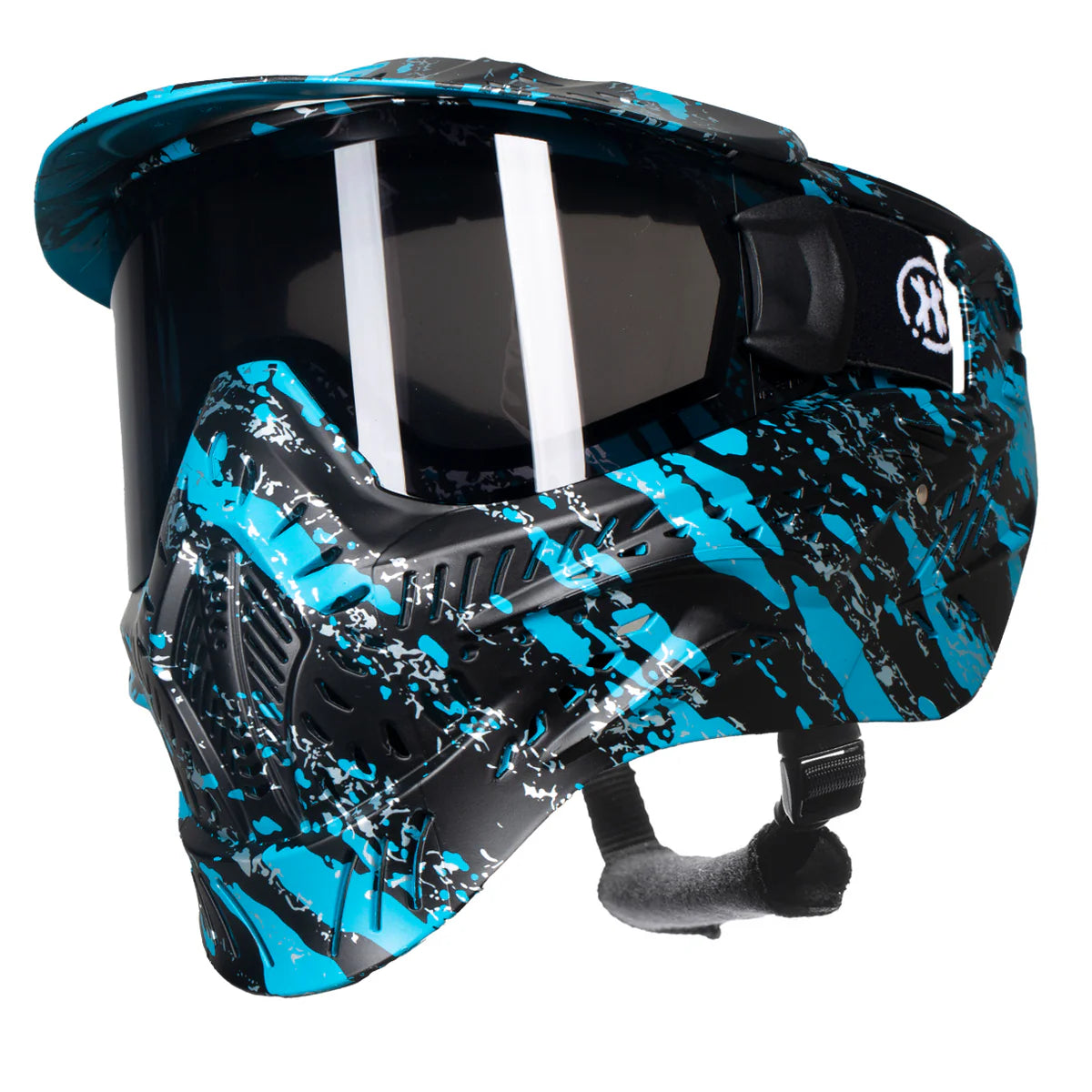 HSTL GOGGLE w/ Thermal - Fracture Black/Turquoise