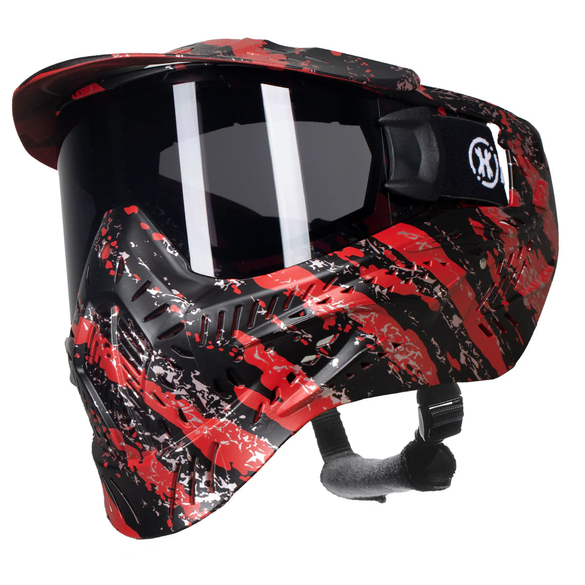 HSTL GOGGLE w/ Thermal - Fracture Black/Red