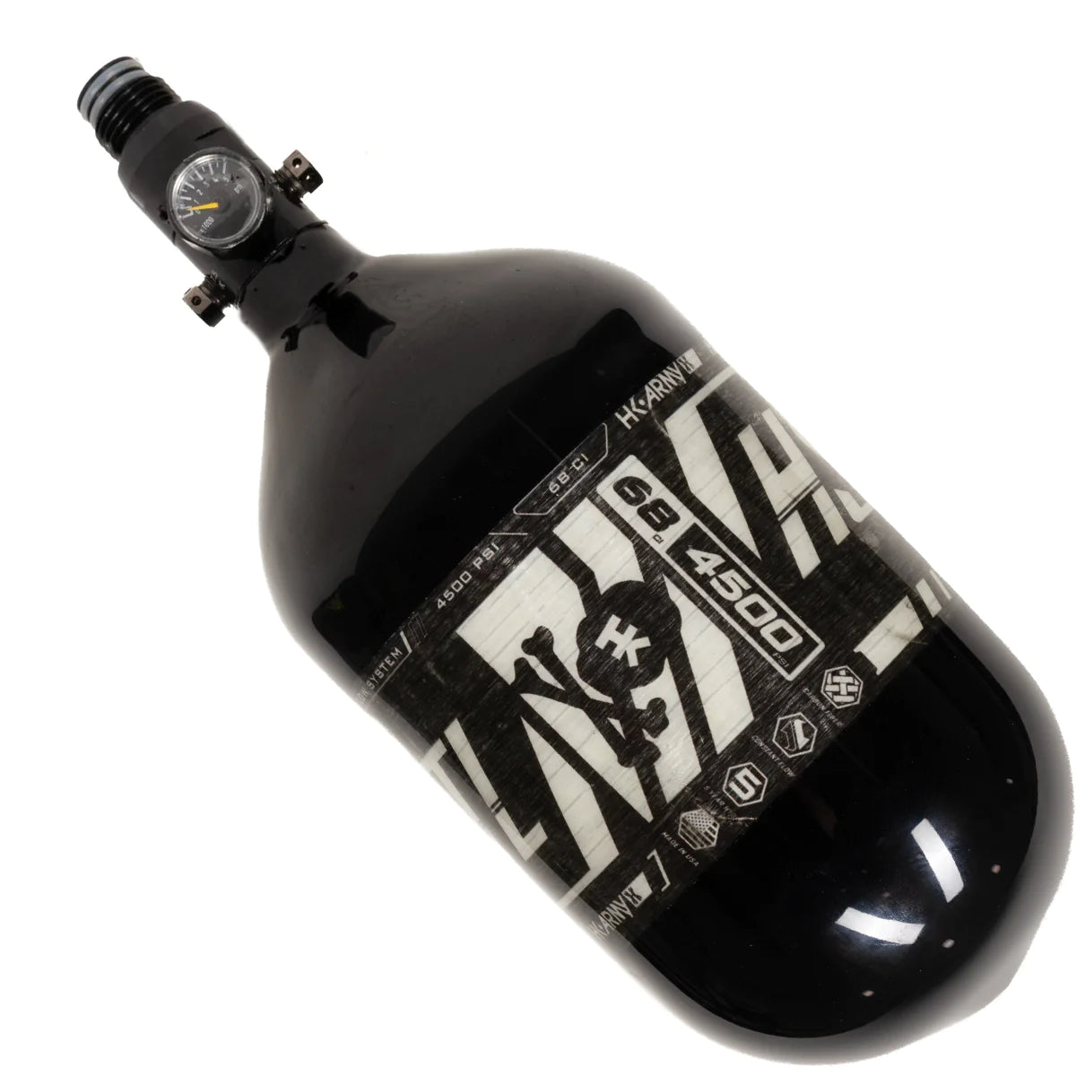 HSTL - CARBON FIBER TANK - STANDARD REG - 68CI / 4500PSI - BLACK