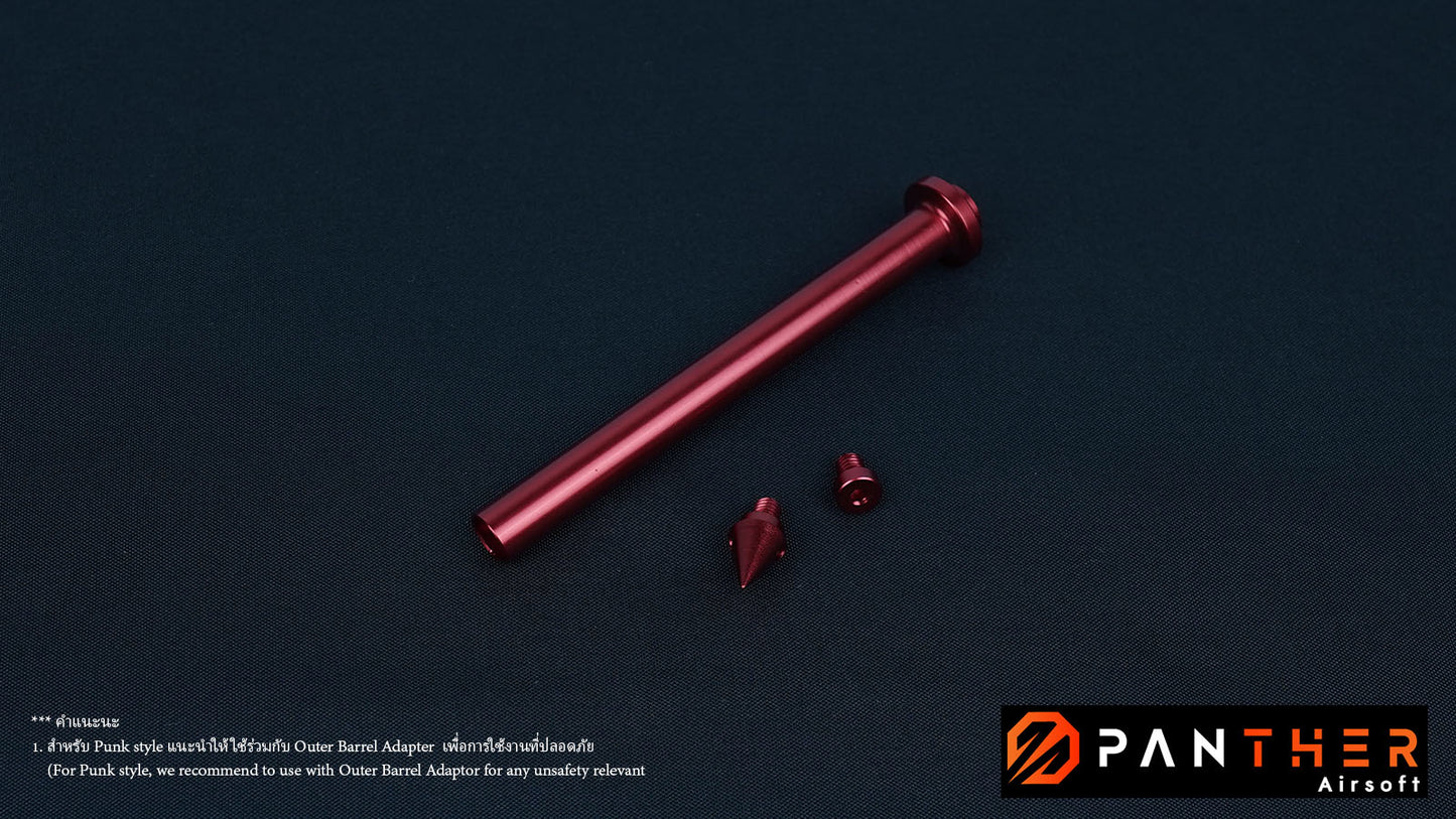 Panther Capa Punk Guide Rod 4.3 Red
