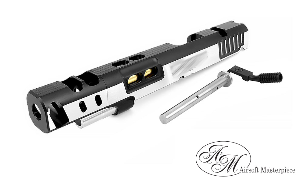 Airsoft Masterpiece 6″ DVC STEEL Open Slide for Hi-CAPA/1911 Twotone