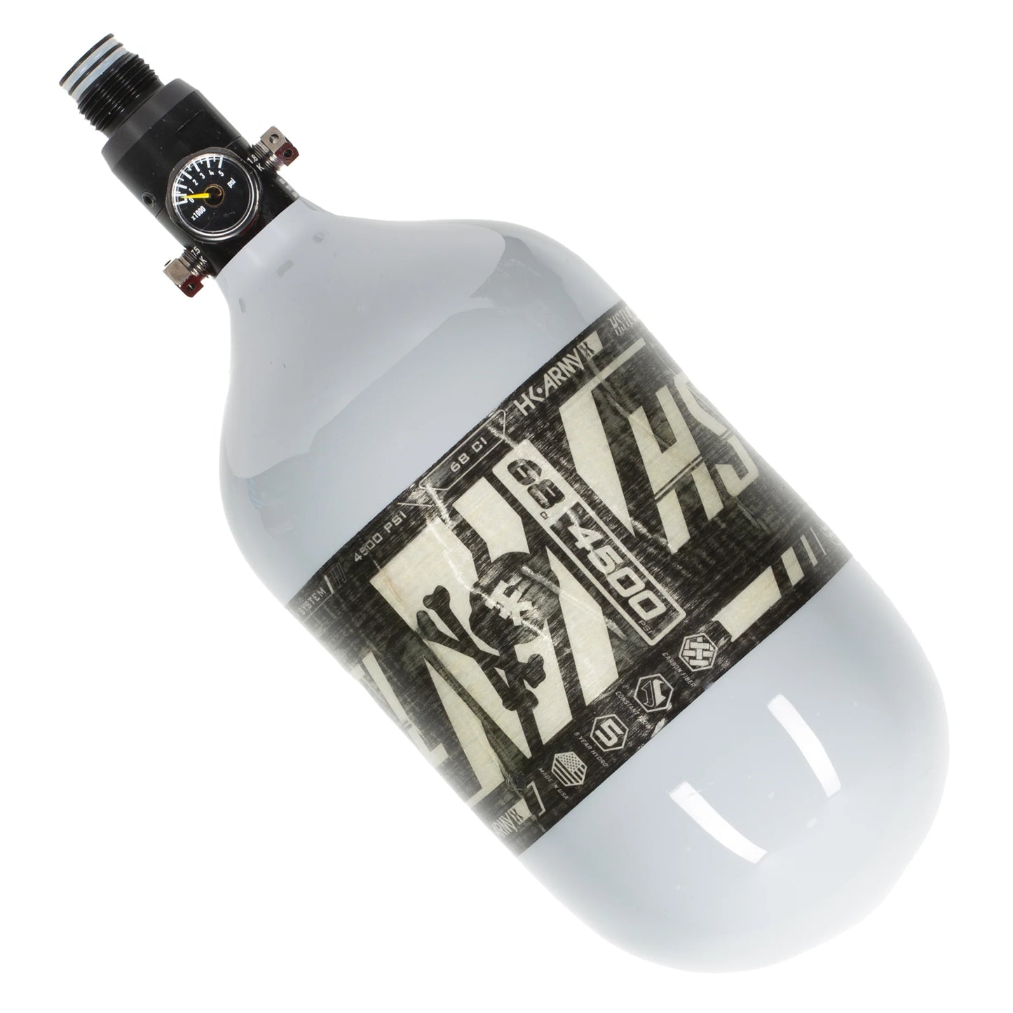 HSTL - CARBON FIBER TANK - STANDARD REG - 68CI / 4500PSI - GREY