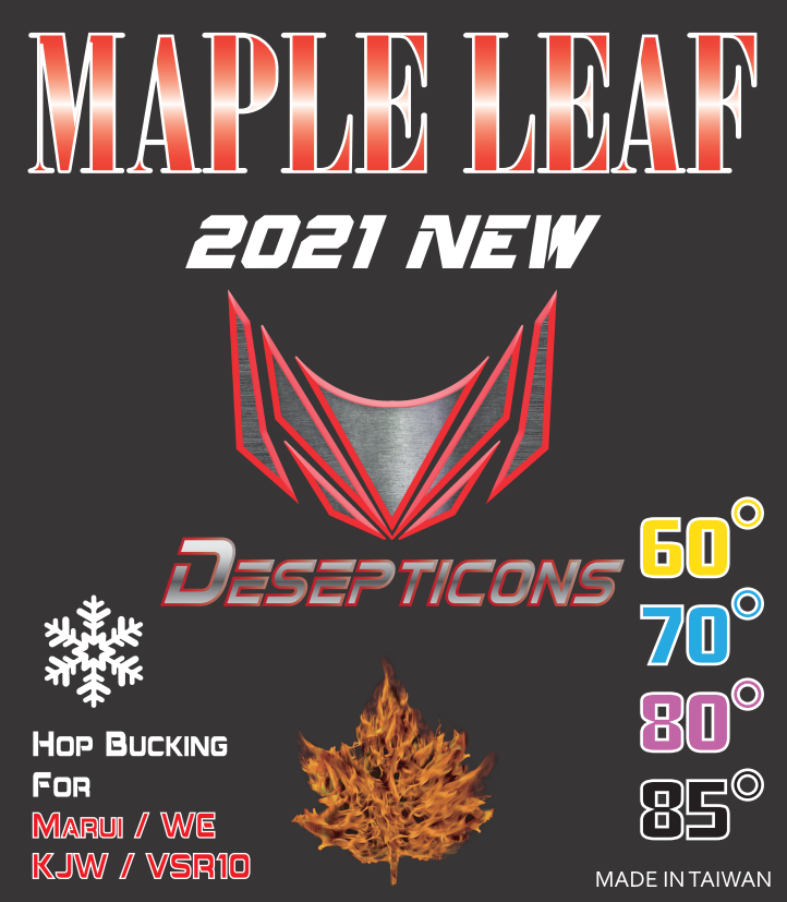 Maple Leaf 2021 Decepticons Hop Bucking for Marui GBB 60 Degree