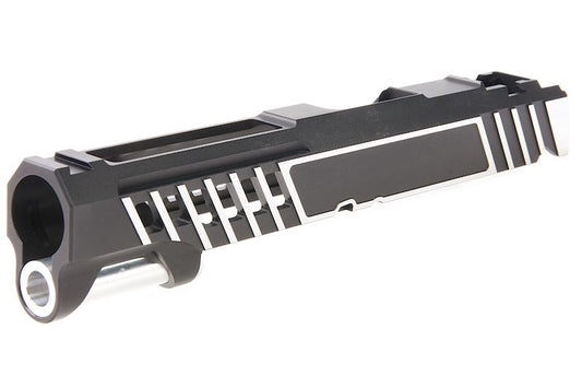 Gunsmith Bros Desigh Super Light Single Slide For Tokyo Marui Hi Capa GBB Series Black - 2 Tone