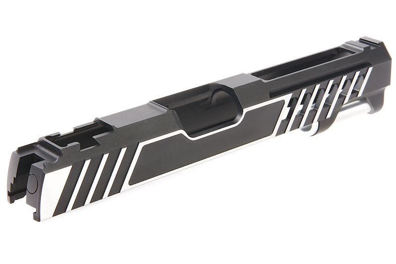 Gunsmith Bros Desigh Super Light Single Slide For Tokyo Marui Hi Capa GBB Series Black - 2 Tone