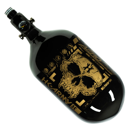 DOOM - EXTRA LITE CARBON FIBER TANK - STANDARD REG - 68CI / 4500PSI - BLACK/GOLD