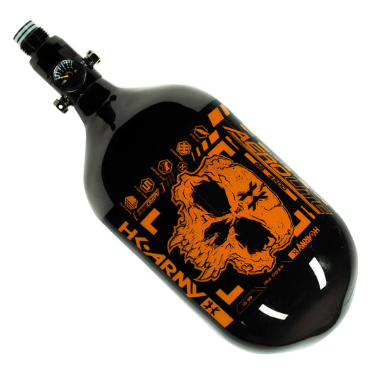 DOOM - EXTRA LITE CARBON FIBER TANK - STANDARD REG - 68CI / 4500PSI - BLACK/NEON ORANGE