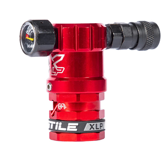 Hostile® XLP Regulator - Side Port Quick-Disconnect - Red