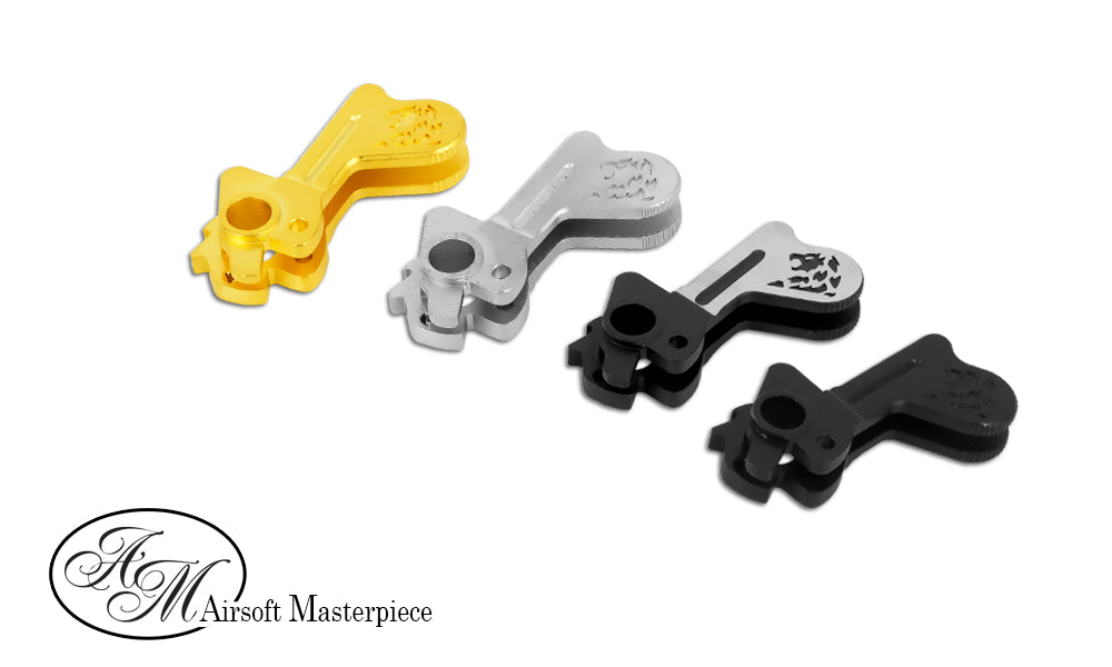Airsoft Masterpiece CNC Steel Hammer & Sear Set for Marui Hi-CAPA (LIMCAT Competition) (Black)