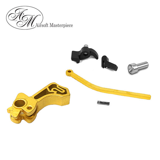 Airsoft Masterpiece CNC Steel Hammer & Sear Set for Marui Hi-CAPA (Infinity SV) (Gold)