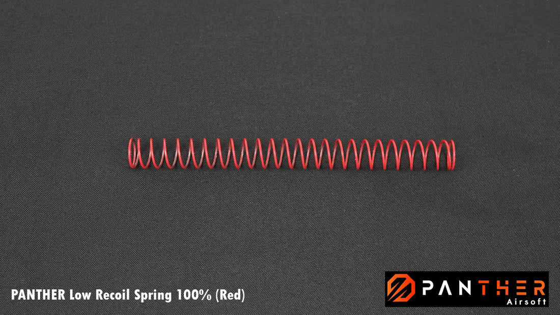Panther Low Recoil Spring 100% Red – Panther Airsoft