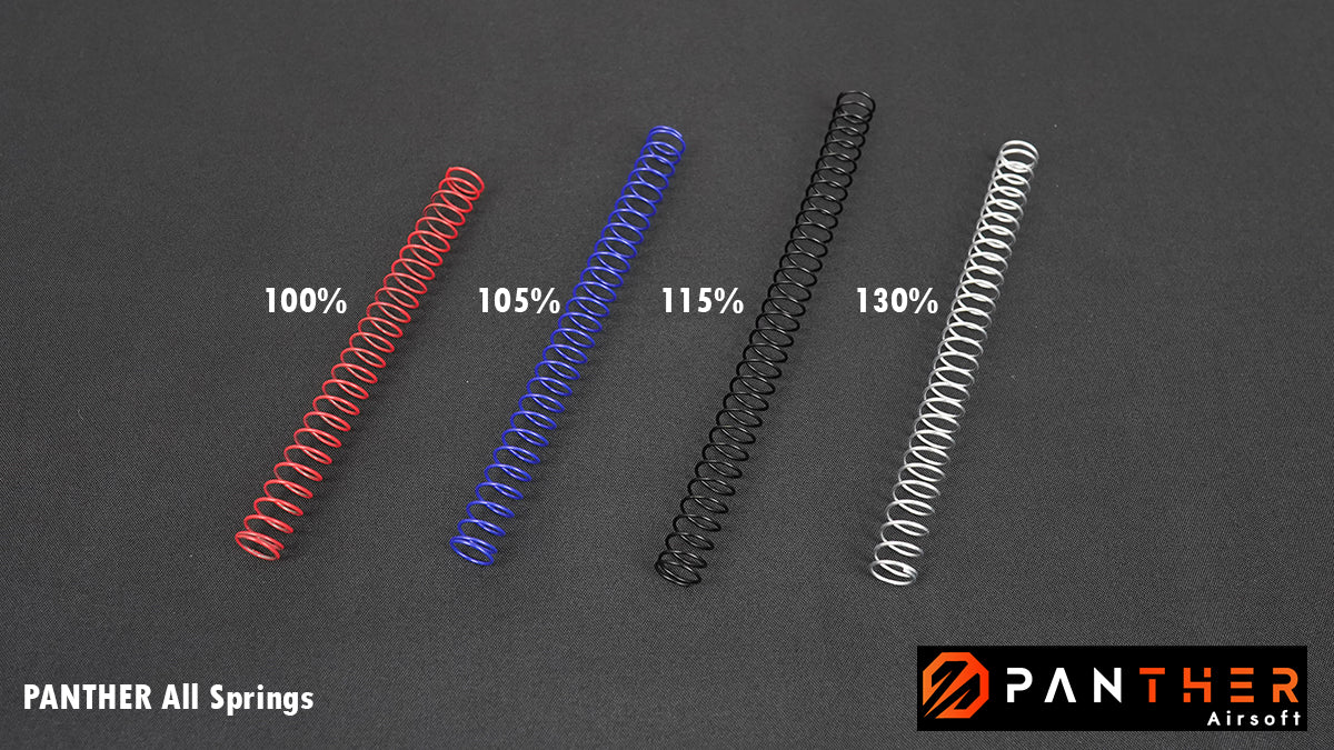 Panther Low Recoil Spring 100% Red – Panther Airsoft
