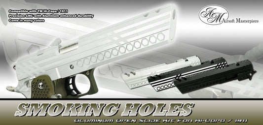 Airsoft Masterpiece SMOKING HOLES Open Slide Kit Twotone