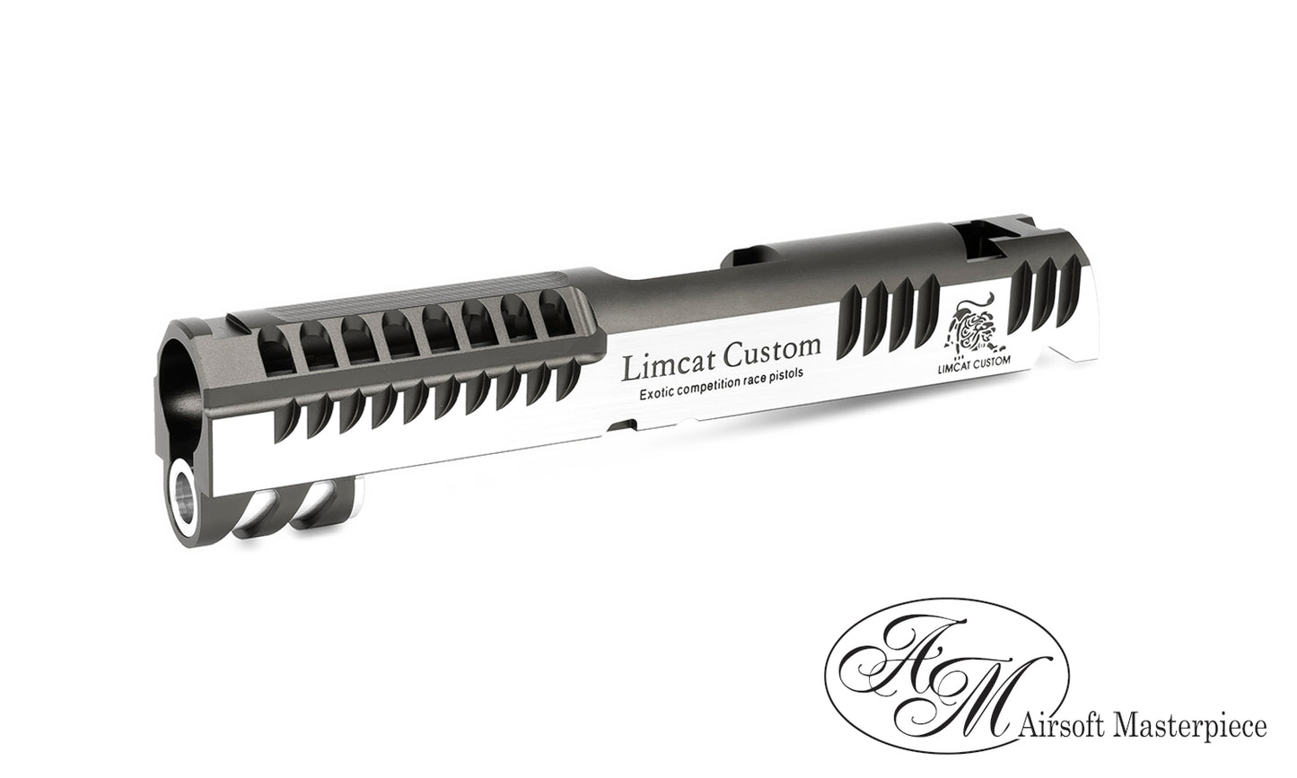 Airsoft Masterpiece “LimCat Custom 2024” Slide for Hi-CAPA 4.3 (Grey 2 Tone)