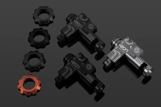 EON Hop-Up Chamber Titanium housing + Orange rotary dial